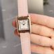 Swiss Replica Hermes Cape Cod Rose Gold Watches with Black Elongated Leather Strap (2)_th.jpg